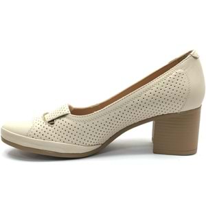 Venüs Apus Hakiki Deri Comfort Ortopedik Kadın Topuklu Ayakkabı