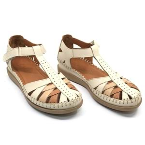 Venüs Margit Hakiki Deri Comfort Ortopedik Kadın Sandalet