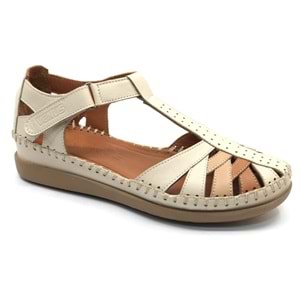 Venüs Margit Hakiki Deri Comfort Ortopedik Kadın Sandalet