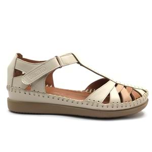 Venüs Margit Hakiki Deri Comfort Ortopedik Kadın Sandalet