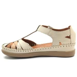 Venüs Margit Hakiki Deri Comfort Ortopedik Kadın Sandalet