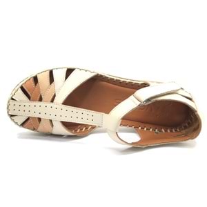 Venüs Margit Hakiki Deri Comfort Ortopedik Kadın Sandalet