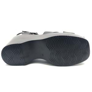 Venüs Ruffer Hakiki Deri Comfort Ortopedik Kadın Sandalet