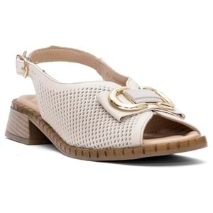 Venüs Fuggi Hakiki Deri Comfort Ortopedik Kadın Sandalet