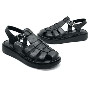 Venüs Yavanna Hakiki Deri Comfort Ortopedik Kadın Sandalet