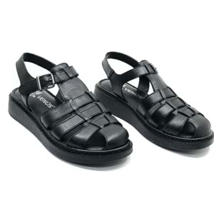 Venüs Yavanna Hakiki Deri Comfort Ortopedik Kadın Sandalet