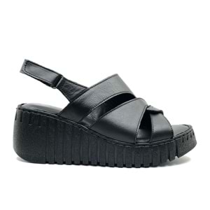 Venüs Morgen Hakiki Deri Comfort Ortopedik Kadın Sandalet