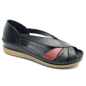 Venüs Nahar Hakiki Deri Comfort Ortopedik Kadın Sandalet