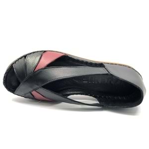 Venüs Nahar Hakiki Deri Comfort Ortopedik Kadın Sandalet