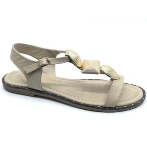 Venüs Elguh Hakiki Deri Comfort Ortopedik Kadın Sandalet