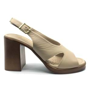 Venüs Gofi Hakiki Deri Comfort Ortopedik Kadın Sandalet