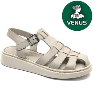 Venüs Yavanna Hakiki Deri Comfort Ortopedik Kadın Sandalet