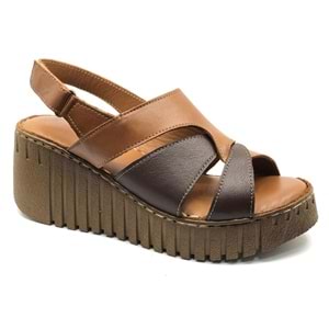 Venüs Morgen Hakiki Deri Comfort Ortopedik Kadın Sandalet