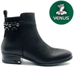Venüs Adastra Hakiki Deri Düz Kaymaz Taban Ortopedik Kadın Bot