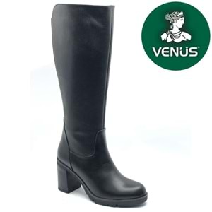 Venüs Jabuka Hakiki Deri Ortopedik Topuklu Kadın Çizme