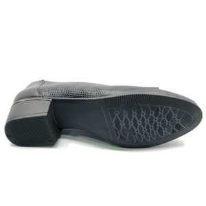 Venüs Mockin Hakiki Deri Kurdela Detaylı Kadın Topuklu Ayakkabı