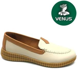 Venüs Emdidona Hakiki Deri Ortopedik Kadın Casual Babet Ayakkabı