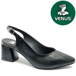 Venüs Ugrap Hakiki Deri Topuklu Kadın Klasik Ayakkabı