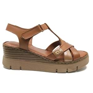 Venüs Boobril Hakiki Deri Comfort Ortopedik Kadın Sandalet