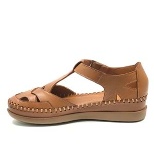 Venüs Omelo Hakiki Deri Comfort Ortopedik Kadın Sandalet