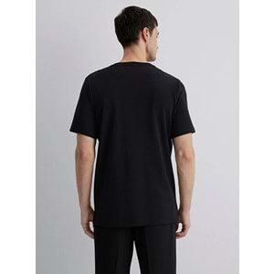 Mavi M0612647-900 Mavi Black Baskılı Tişört Erkek T-Shirt
