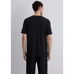 Mavi M0612689-900 Mavi Black Baskılı Tişört Erkek T-Shirt