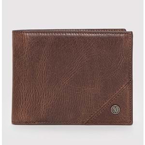 Mavi Mühür Logo Hakiki Deri Cüzdan