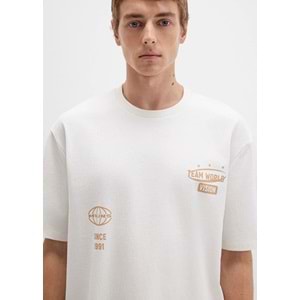 Mavi 0612913-84001 Baskılı Tişört Kısa Kol Tişört Erkek T-Shirt