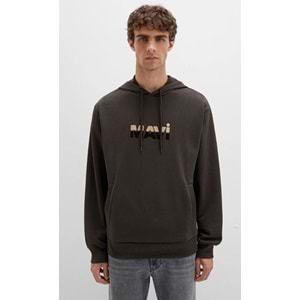 Mavi 0S10395-70219 Logo Baskılı Kapüşonlu Erkek Sweatshirt