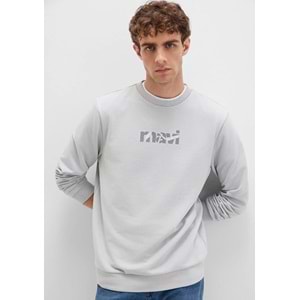 Mavi M0S10402-70075 Logo Baskılı Erkek Sweatshirt