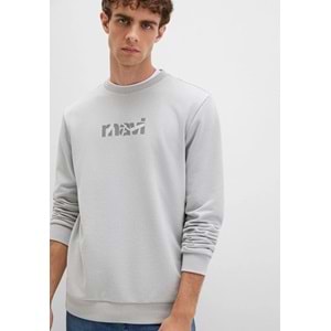 Mavi M0S10402-70075 Logo Baskılı Erkek Sweatshirt