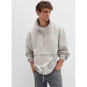 Mavi 0211684-70074 Yarım Fermuarlı Kanguru Cepli Erkek Sweatshirt
