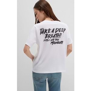 Mavi M1613484-620 Baskılı T-Shirt Kadın Tişört