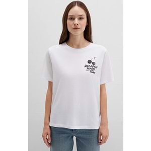 Mavi M1613484-620 Baskılı T-Shirt Kadın Tişört
