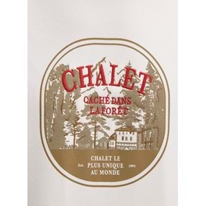 Mavi 0S10484-70057 Chalet Nakışlı Bisiklet Yaka Sweatshirt