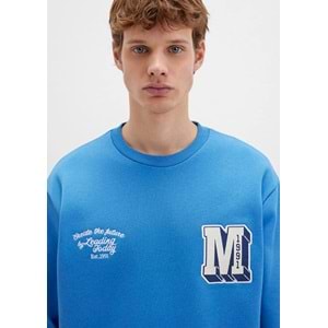 Mavi 0S10492-81330 M Logo Nakış Detaylı Erkek Sweatshirt
