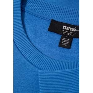 Mavi 0S10492-81330 M Logo Nakış Detaylı Erkek Sweatshirt