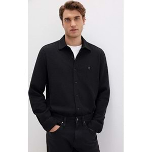 Mavi 0211789-900 M Logo Nakışlı Örme Erkek Gömlek