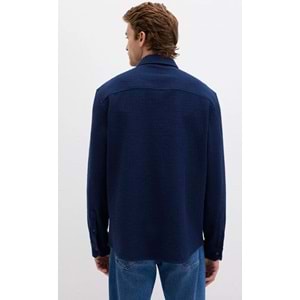 Mavi 0211789-70497 M Logo Nakışlı Örme Erkek Gömlek