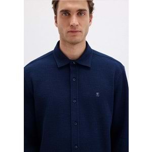 Mavi 0211789-70497 M Logo Nakışlı Örme Erkek Gömlek