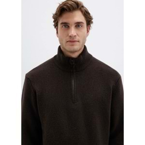 Mavi M0710380-89103 Half Zip Kazak Yarım Fermuarlı Erkek Sweatshirt