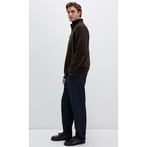 Mavi M0710380-89103 Half Zip Kazak Yarım Fermuarlı Erkek Sweatshirt