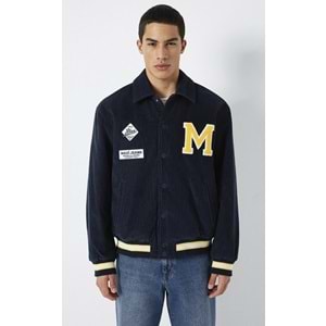 Mavi M0110765-70490 M Nakış Detaylı Ceket Loose Fit Erkek Ceket