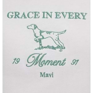 Mavi M0613159-81964 Grace In Every Nakışlı Tişört Erkek T-Shirt
