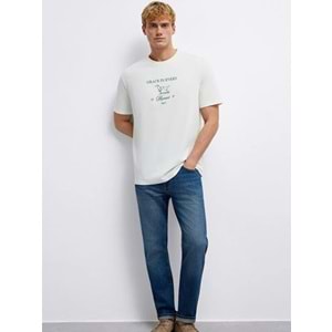 Mavi M0613159-81964 Grace In Every Nakışlı Tişört Erkek T-Shirt