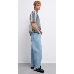 Mavi M0613166-70490 Çizgili Tişört Erkek T-Shirt