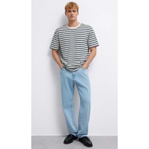 Mavi M0613166-70490 Çizgili Tişört Erkek T-Shirt