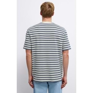 Mavi M0613166-70490 Çizgili Tişört Erkek T-Shirt