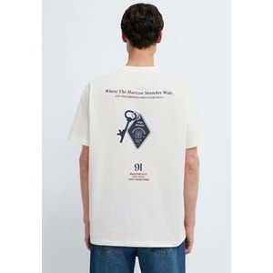 Mavi M0613160-70057 Mavi Resort Baskılı Tişört Erkek T-Shirt