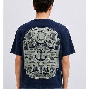Mavi M0613289-70497 Baskılı Tişört Erkek T-Shirt